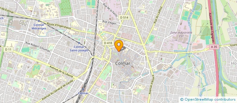 localisation de l'entreprise FINANCIERE DIETRICH  COLMAR