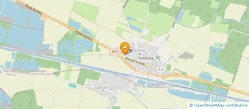localisation de l'entreprise FINANCIERE DOISY INTERNATIONALE à PERTHES