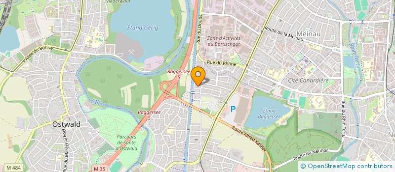 localisation de l'entreprise FINANCIERE DOMINO  ILLKIRCH-GRAFFENSTADEN