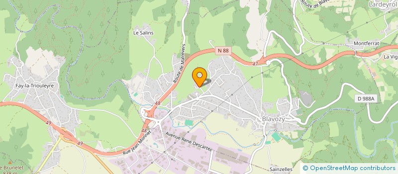 localisation de l'entreprise FINANCIERE DP  COUBON