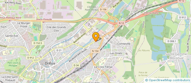 localisation de l'entreprise FINANCIERE DROUAISE à DREUX
