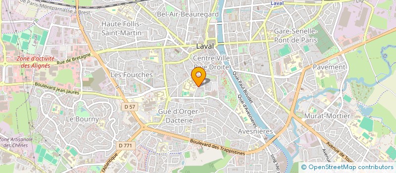 localisation de l'entreprise FINANCIERE DS à LAVAL