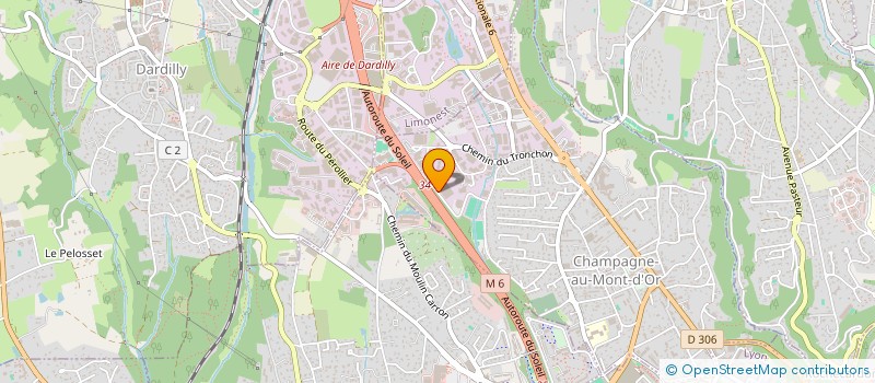 localisation de l'entreprise FINANCIERE DU BAIN  CHAMPAGNE-AU-MONT-D'OR