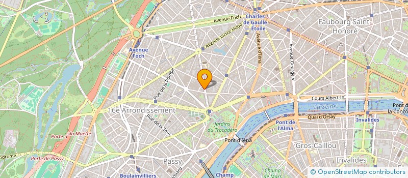 localisation de l'entreprise FINANCIERE DU BIEF  PARIS