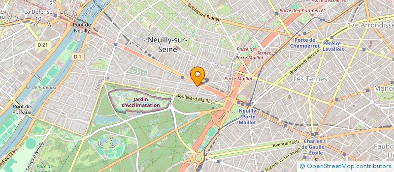 localisation de l'entreprise FINANCIERE DU BIZAY à NEUILLY-SUR-SEINE