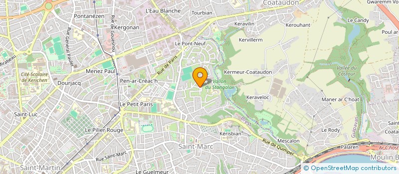 localisation de l'entreprise FINANCIERE DU BOT à BREST