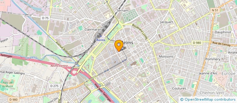 localisation de l'entreprise FINANCIERE DU CADRAN SAINT PIERRE  REIMS