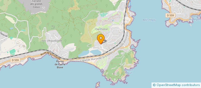 localisation de l'entreprise FINANCIERE DU CAP  SAINT RAPHAEL