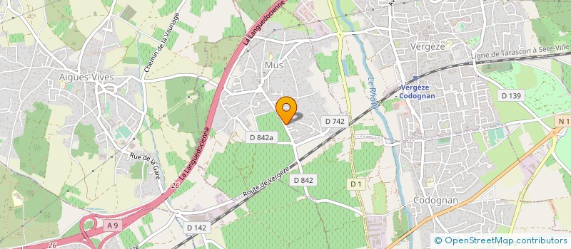 localisation de l'entreprise FINANCIERE DU CERCLE  MUS