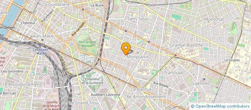 localisation de l'entreprise FINANCIERE DU CHAT  LYON