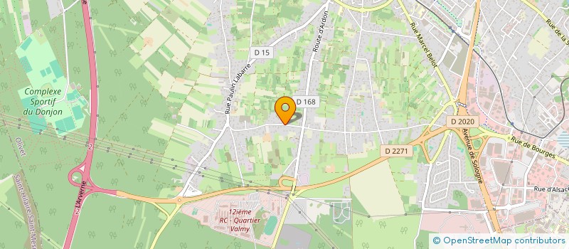 localisation de l'entreprise FINANCIERE DU CLOS DE LA BORDE à OLIVET