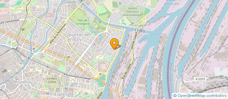 localisation de l'entreprise FINANCIERE DU CONSEIL DES XV  STRASBOURG