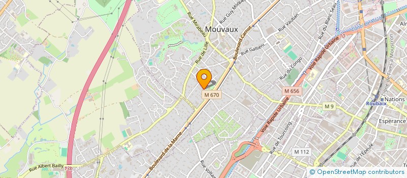 localisation de l'entreprise FINANCIERE DU COUROUBLE  MOUVAUX