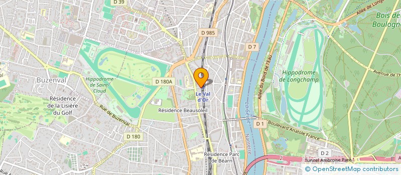 localisation de l'entreprise FINANCIERE DU DOCTEUR DEBAT à SAINT-CLOUD