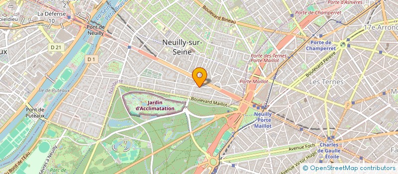 localisation de l'entreprise FINANCIERE DU FREMUR à NEUILLY-SUR-SEINE