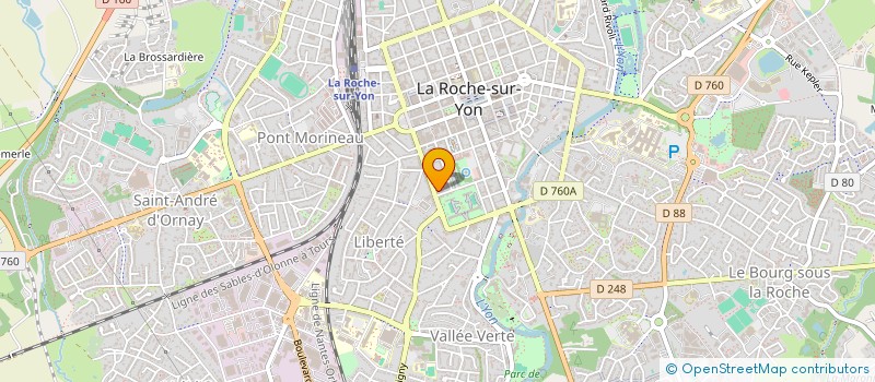 localisation de l'entreprise FINANCIERE DU HARAS à LA ROCHE-SUR-YON