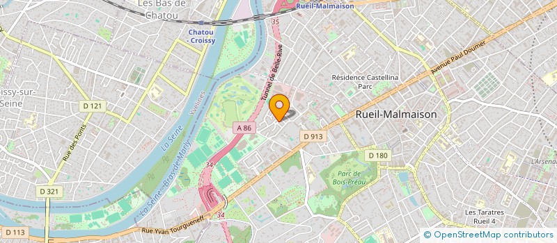 localisation de l'entreprise FINANCIERE DU LAGON à RUEIL-MALMAISON