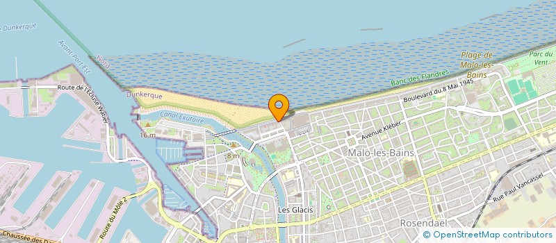 localisation de l'entreprise FINANCIERE DU LITTORAL à DUNKERQUE