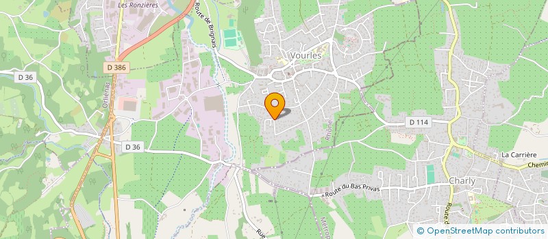 localisation de l'entreprise FINANCIERE DU LITTORAL à VOURLES