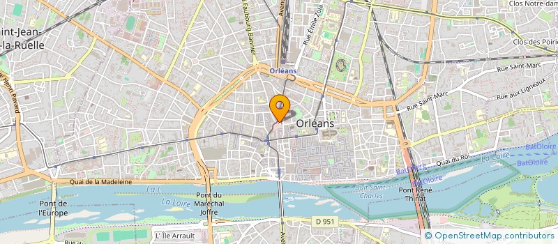 localisation de l'entreprise FINANCIERE DU MARTROI à ORLEANS