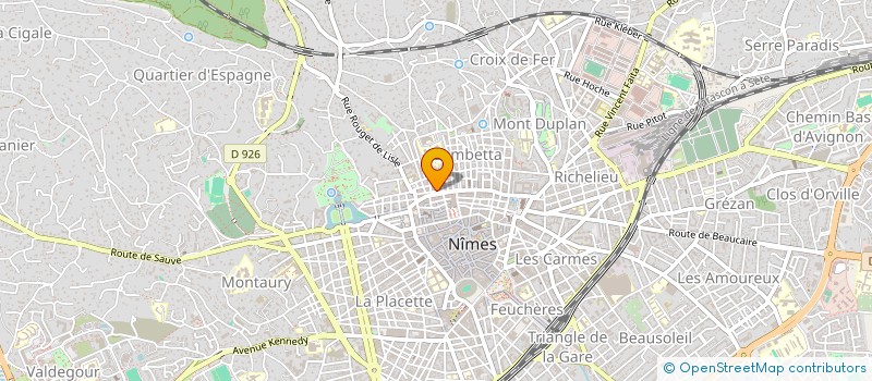 localisation de l'entreprise FINANCIERE DU MIDI à NIMES