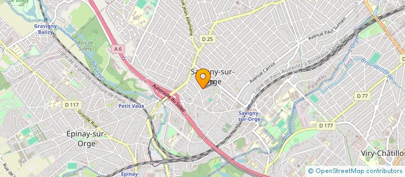 localisation de l'entreprise FINANCIERE DU NEUF à SAVIGNY-SUR-ORGE