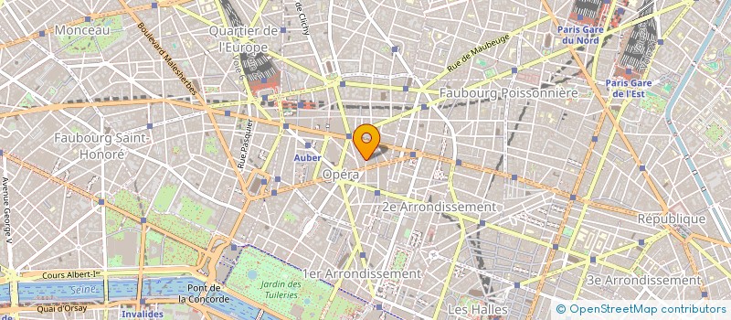 localisation de l'entreprise FINANCIERE DU NORD à PARIS