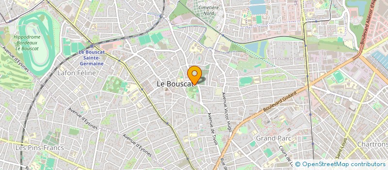 localisation de l'entreprise FINANCIERE DU PARC DE L'ERMITAGE  LE BOUSCAT