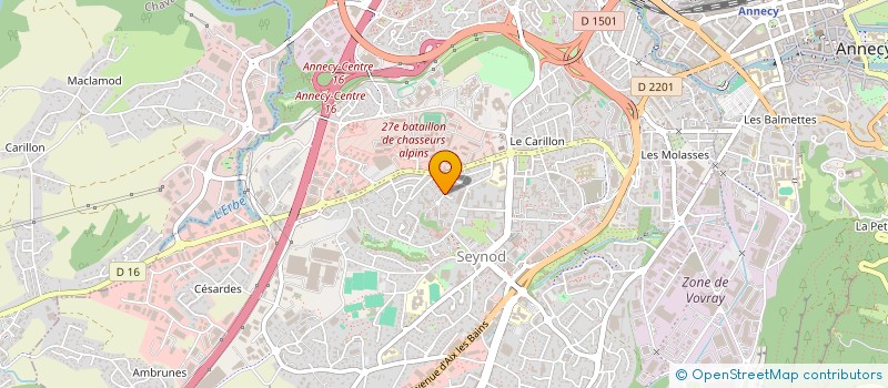 localisation de l'entreprise FINANCIERE DU PARMELAN à ANNECY