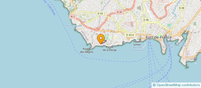 localisation de l'entreprise FINANCIERE DU PHARE à FORT-DE-FRANCE