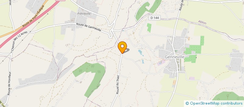 localisation de l'entreprise FINANCIERE DU THEIL  GENNEVILLE