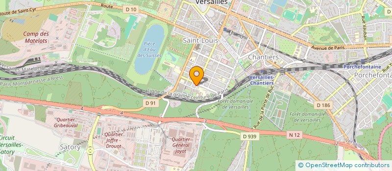 localisation de l'entreprise FINANCIERE DU TREGOR à VERSAILLES