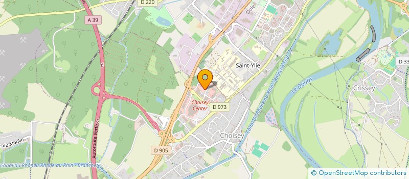 localisation de l'entreprise FINANCIERE DU VAL D AMOUR à CHOISEY