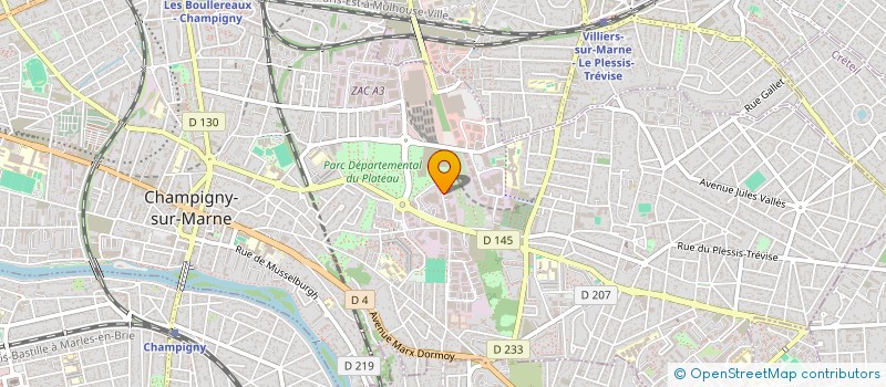 localisation de l'entreprise FINANCIERE DU VAL DE MARNE à CHAMPIGNY-SUR-MARNE