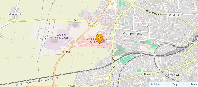 localisation de l'entreprise FINANCIERE DU VALLIER à MAINVILLIERS