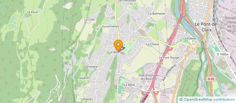 localisation de l'entreprise FINANCIERE DUC  CLAIX