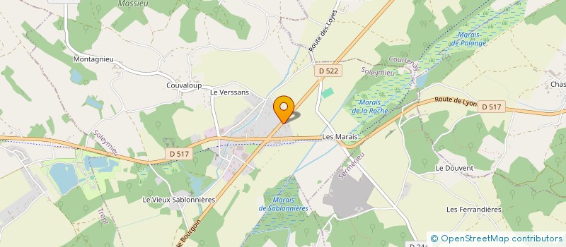 localisation de l'entreprise FINANCIERE DUCARROZ à SOLEYMIEU