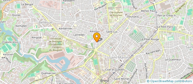 localisation de l'entreprise FINANCIERE DUEYMES-MAHE FIDUMA à BREST