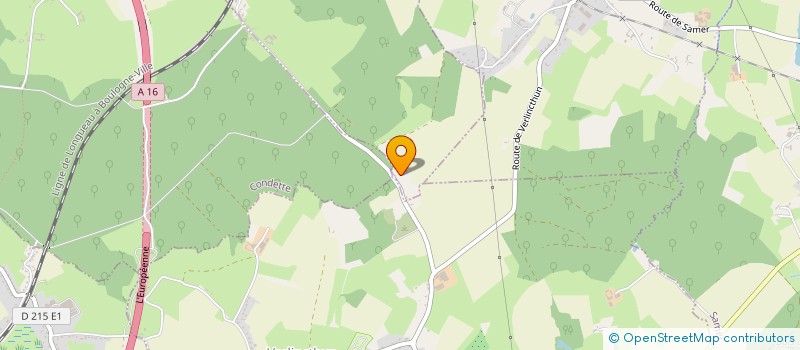 localisation de l'entreprise FINANCIERE DUFEUTRELLE  HESDIGNEUL-LES-BOULOGNE