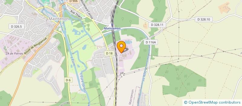 localisation de l'entreprise FINANCIERE DURAND à MAINTENON