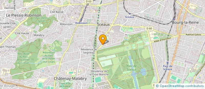 localisation de l'entreprise FINANCIERE DURAND BOSCQ à SCEAUX