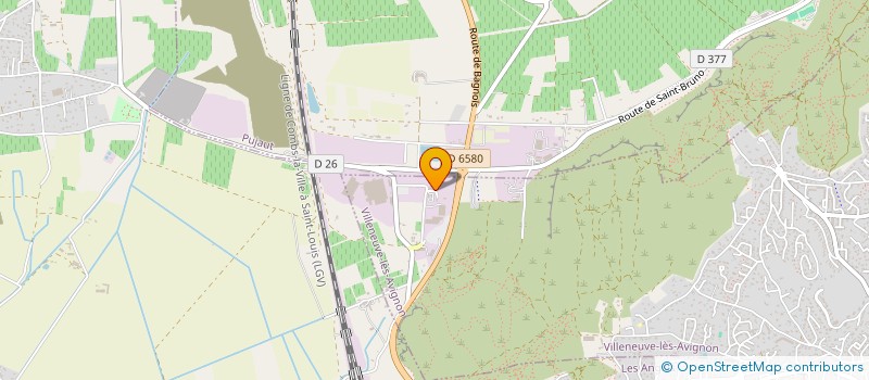 localisation de l'entreprise FINANCIERE DUVERGER & FILS  VILLENEUVE-LES-AVIGNON