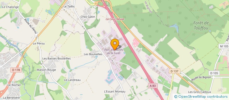 localisation de l'entreprise FINANCIERE DYX  LE BIGNON