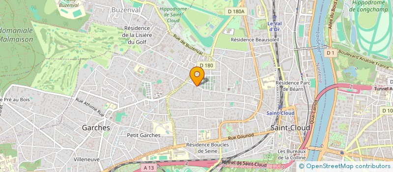 localisation de l'entreprise FINANCIERE E.M.I à SAINT-CLOUD