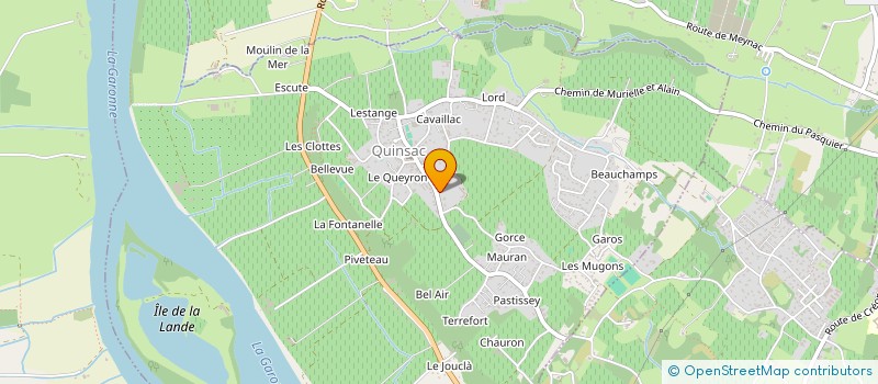 localisation de l'entreprise FINANCIERE E2M  BORDEAUX