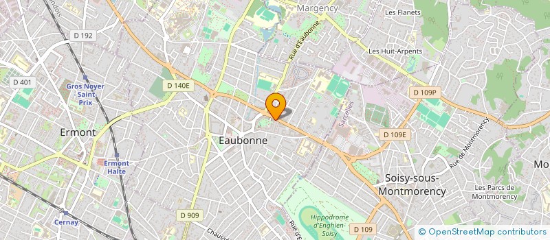 localisation de l'entreprise FINANCIERE EAUBONNE  LE VESINET