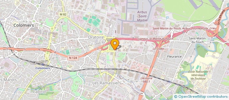 localisation de l'entreprise FINANCIERE EB à TOULOUSE