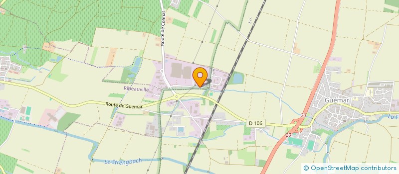 localisation de l'entreprise FINANCIERE EBR HERQUEL  BERGHEIM