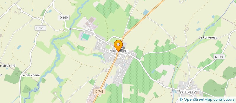 localisation de l'entreprise FINANCIERE ECA  MONTILLIERS