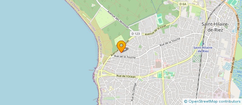 localisation de l'entreprise FINANCIERE ECD  SAINT-HILAIRE-DE-RIEZ